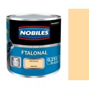 NOBILES FTALONAL FARBA ALKIDOWA KREMOWY 0,25 L