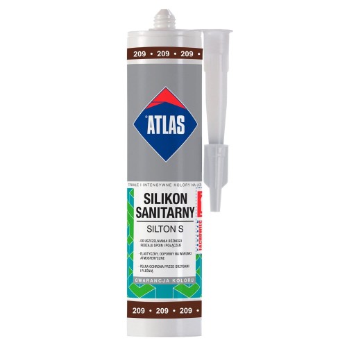 Silikon Atlas Silton S 209 kasztanowy 280 ml