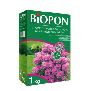 BIOPON 1KG Nawóz do azalii, rododendronów i różaneczników 1kg granulat