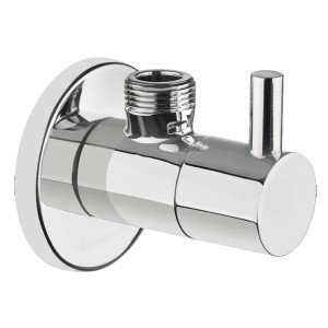 DEANTE Zawór kątowy z głowicą ceramiczną 1/2" - 3/8" okrągły