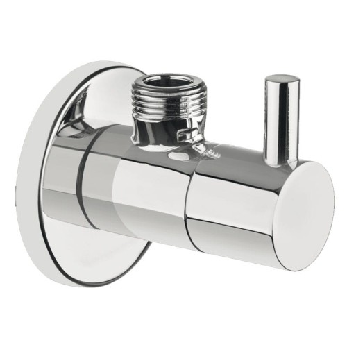 DEANTE Zawór kątowy z głowicą ceramiczną 1/2" - 3/8" okrągły