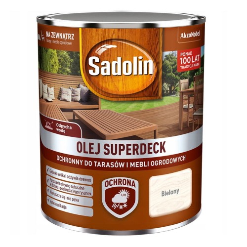 SADOLIN Olej Superdeck bielony 0,75L