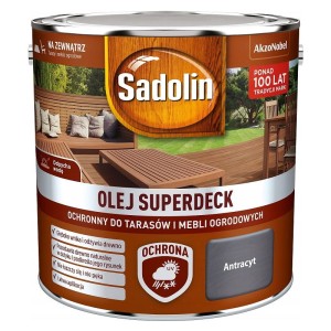 SADOLIN Olej Superdeck do tarasów i mebli antracyt 2,5L