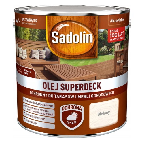 SADOLIN Olej Superdeck bielony 2,5L