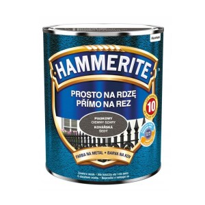 HAMMERITE Farba na rdzę Piaskowy Ciemny Szary 0,7L