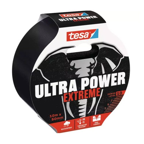 TESA Taśma naprawcza Ultra Power Extreme czarna 10 m x 50 mm