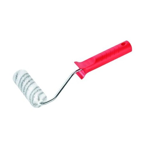 COLOR EXPERT Wałek z rączką srebrny pasek 10/27 cm do gładkiej ściany