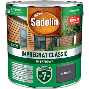 Sadolin Impregnat Classic Hybrydowy Antracyt 2,5L