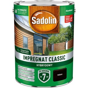 Sadolin Impregnat Classic Hybrydowy Heban 4,5L
