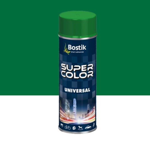 BOSTIK Lakier Super Color Universal 400 ml RAL6029 zielony połysk