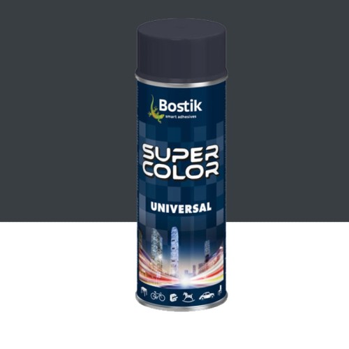 BOSTIK Lakier Super Color Universal 400 ml RAL7016 antracyt połysk