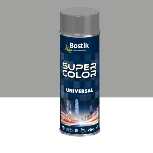 BOSTIK Lakier Super Color Universal 400 ml RAL9006 aluminium połysk