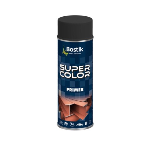 BOSTIK Lakier Super Color Primer 400 ml czarny mat