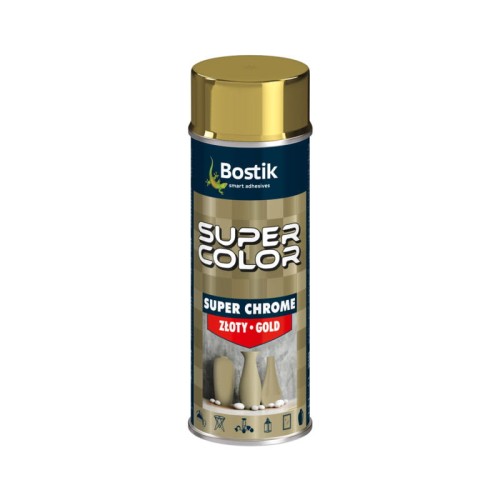 BOSTIK Lakier Super Color Super Chrome 400 ml złoty