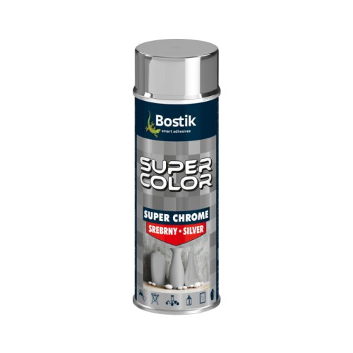 BOSTIK Lakier Super Color Super Chrome 400 ml srebrny