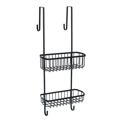 BISK Koszyk kabinowy podwójny czarny NIAGARA