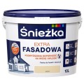 ŚNIEŻKA Farba elewacyjna Extra Fasadowa beżowa 10L
