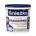 ŚNIEŻKA Farba elewacyjna Extra Fasadowa jasny szary 1L