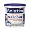 ŚNIEŻKA Farba elewacyjna Extra Fasadowa szary 1L