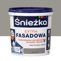 ŚNIEŻKA Farba elewacyjna Extra Fasadowa ciemny szary 1L