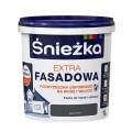 ŚNIEŻKA Farba elewacyjna Extra Fasadowa grafitowa 1L