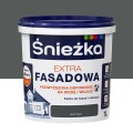 ŚNIEŻKA Farba elewacyjna Extra Fasadowa grafitowa 1L