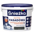 ŚNIEŻKA Farba elewacyjna Extra Fasadowa grafitowa 10L
