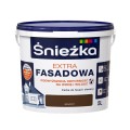 ŚNIEŻKA Farba elewacyjna Extra Fasadowa brązowa 5L