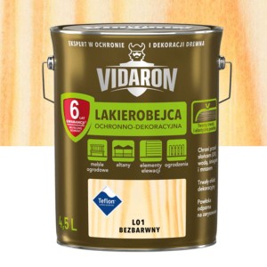 VIDARON Lakierobejca Bezbarwna L01 4,5L