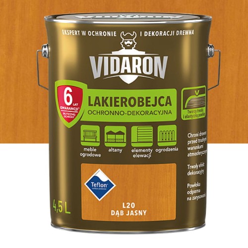 VIDARON Lakierobejca Dąb Jasny L20 4,5L