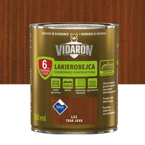 VIDARON Lakierobejca Teak Java L22 0,75L