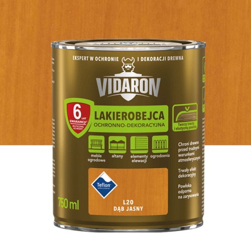 VIDARON Lakierobejca Dąb Jasny L20 0,75L