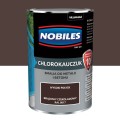 NOBILES Chlorokauczuk 0,9L brązowy czekoladowy RAL 8017 połysk