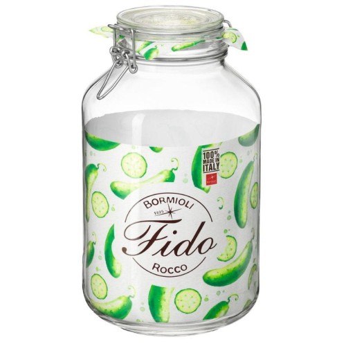FLORINA Słoik Bormioli Rocco Fido 4L pałąkowe zamknięcie