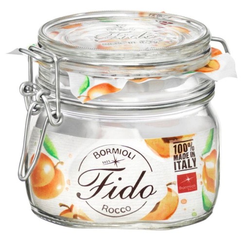 FLORINA Słoik Bormioli Rocco Fido 500 ml pałąkowe zamknięcie