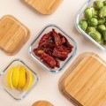 FLORINA Pojemnik do żywności 1,2l bambusowa pokrywka