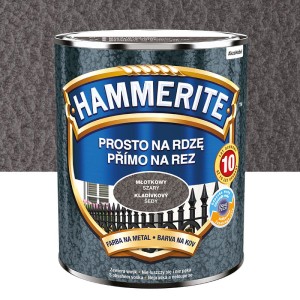 HAMMERITE Farba na rdzę Młotkowy Szary 0,7L