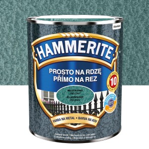 HAMMERITE Farba na rdzę Młotkowy Zielony 0,7L