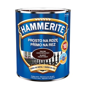HAMMERITE Farba na rdzę Połysk Ciemnobrązowy 0,7L