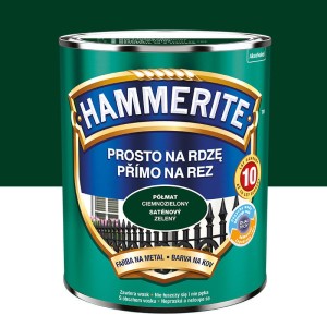 HAMMERITE Farba na rdzę Półmat Ciemnozielony 0,7L