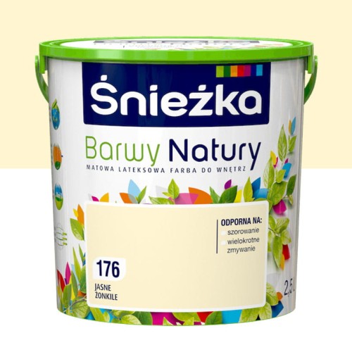 Śnieżka Lateksowa Barwy Natury 176 jasne żonkile 2,5L