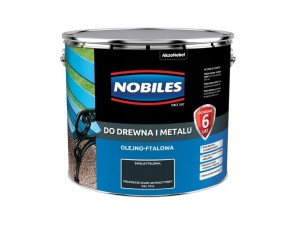 NOBILES FTALONAL FARBA ALKIDOWA Szary Antracytowy RAL 7016 półpołysk 10L