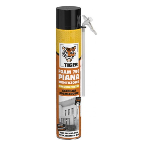TIGER Piana montażowa FOAM 750 700 ml