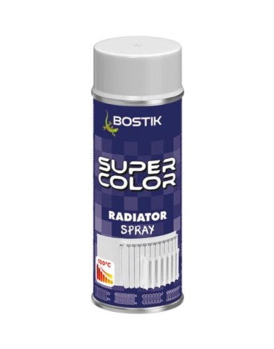 BOSTIK SUPER COLOR RADIATOR 400ML Lakier do kaloryferów i grzejników