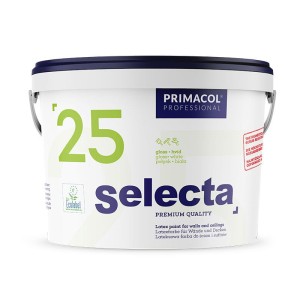PRIMACOL Farba lateksowa Selecta 25 biała 10L