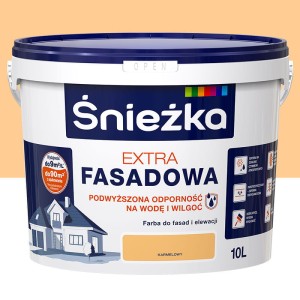 ŚNIEŻKA Farba elewacyjna Extra Fasadowa karmelowa 10L