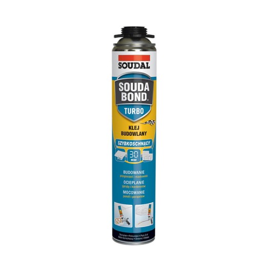 SOUDAL KLEJ POLIURETANOWY SOUDABOND TURBO „SZYBKI CHWYT” 750 ML