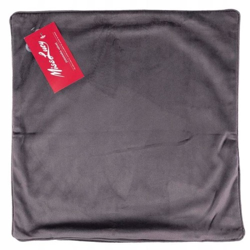 FLORINA Poszewka na poduszkę Miss Lucy VELVET szary 40x40 cm