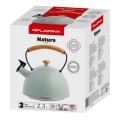 FLORINA Czajnik nierdzewny NATURA LINE 2,3L miętowy