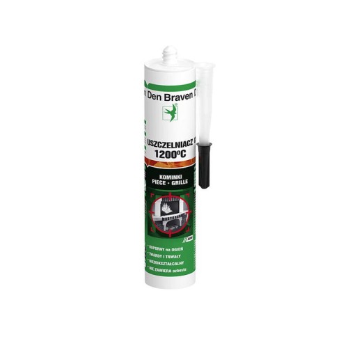 Den braven Uszczelniacz Fire Sealant 1200 C czarny 280 ml